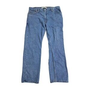 Levi's 505 Men's 36x30 Straight Fit Jeans Pants Blue Denim Vintage Cowboy Work